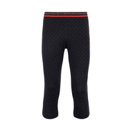 Spodky THERMOWAVE Merino X-Treme 3/4 men L black/dk grey melange