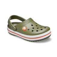 CROCS Crocband Clog Kids US:J1 EU32-33 army green/burnt sienna