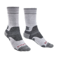 Ponožky BRIDGEDALE Hike midweight wmn S silver grey