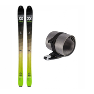 Lyže skialpové VOLKL Rise 80 156cm + pásy black green