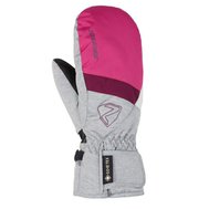 Rukavice ZIENER Leif GTX Mitt Glove Junior 7 pop pink/light melange