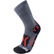 Ponožky UYN Outdoor Explorer 35/38 grey melan/red